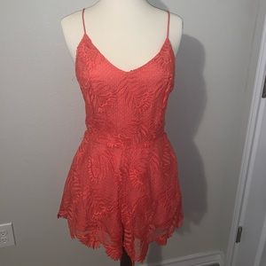 Tangerine Romper Summer short